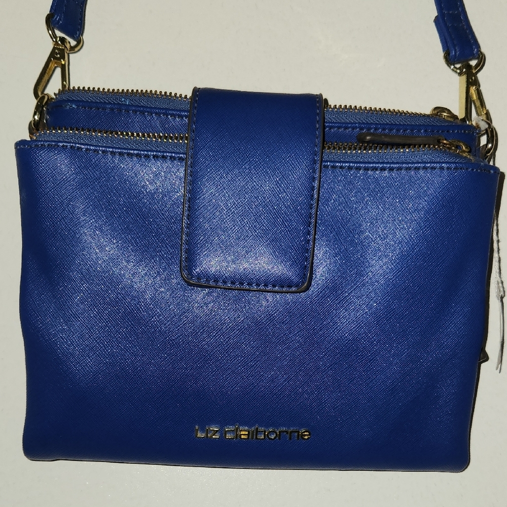 Liz Claiborne Blue Crossbody Bag